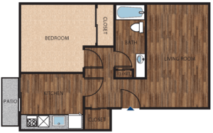 The Mark One Bedroom, One Bath